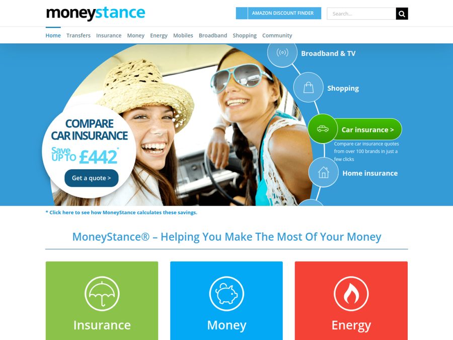moneystance.com homepage