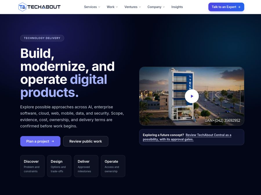 TechAbout homepage